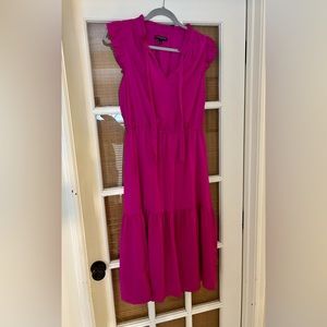 Beautiful magenta banana republic dress size 10